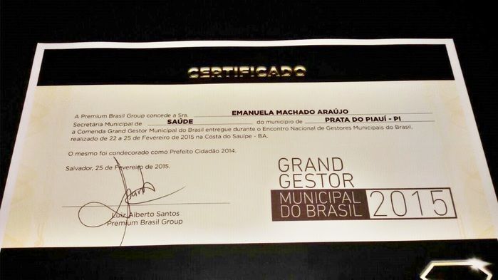 Secretária de Saúde Emanuela Machado recebeu prêmio de Gestora Municipal Destaque do Brasil - Imagem 2