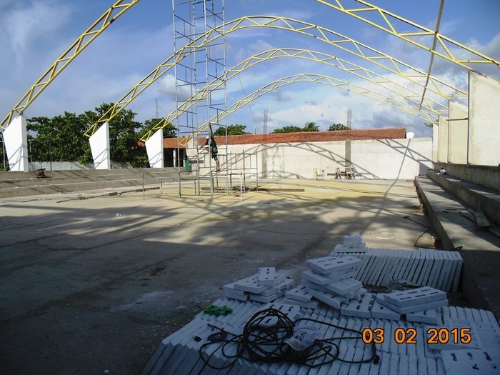 Ginásio coberto do Cecilia chega a 80% das obras concluídas - Imagem 4