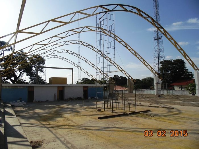 Ginásio coberto do Cecilia chega a 80% das obras concluídas - Imagem 5