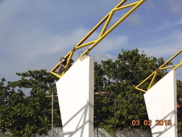 Ginásio coberto do Cecilia chega a 80% das obras concluídas - Imagem 9