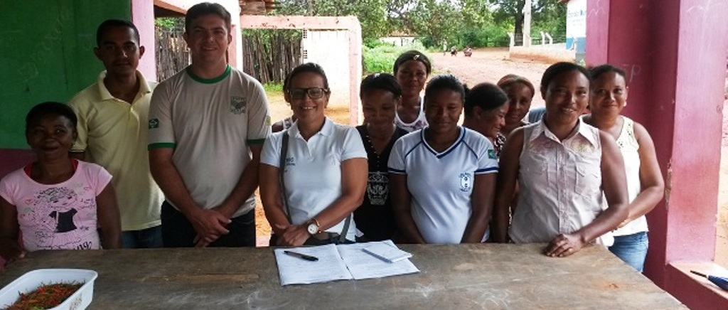 Reunião trata de novas etapas de projeto implantado na comunidade Canto Fazenda Frade em Oeiras