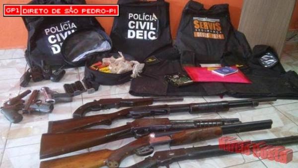 Policia Federal desarticula quadrilha com arsenal em São Pedro do Piauí - Imagem 1