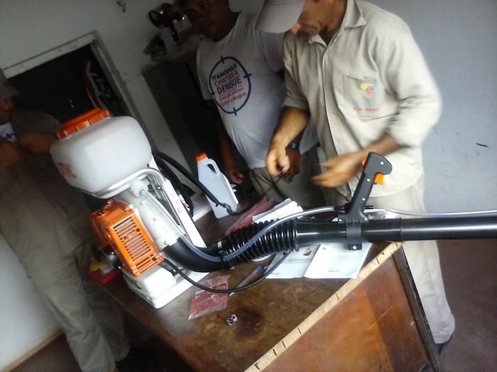 Combate – Secretária Municipal de Saúde adquire pulverizador moderno e eficiente no combate ao mosquito da dengue e da febre chikungunya. - Imagem 2