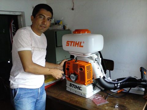 Combate – Secretária Municipal de Saúde adquire pulverizador moderno e eficiente no combate ao mosquito da dengue e da febre chikungunya. - Imagem 1