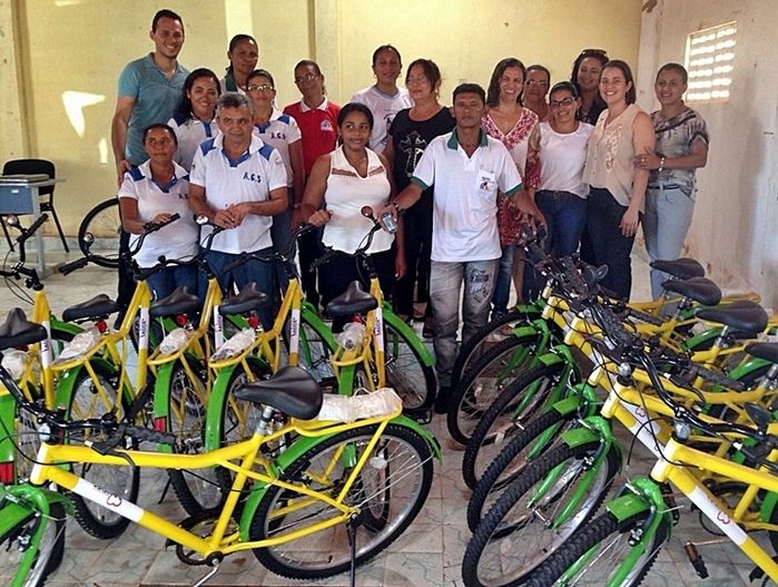 Secretaria de Saúde realiza entrega de 13 bicicletas aos Agentes de Saúde do município.  - Imagem 9