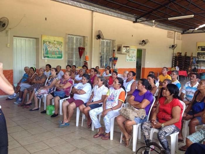 Palestra com Idosos do Grupo na Flor da Idade - Imagem 1