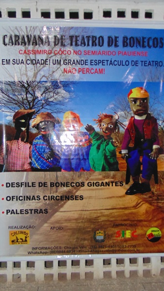 Caravana de teatro Cassimiro côco realiza oficinas de teatro e fazer show em Santo Inácio  - Imagem 63