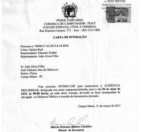 Bispo de Campo Maior é processado por ex-vice prefeito - Imagem 2