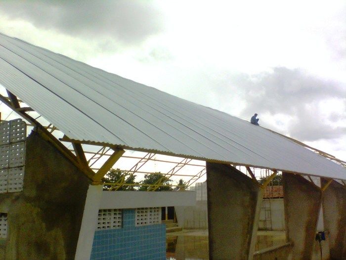 Ginásio do Cecilia Coelho começa a ser coberto - Imagem 5