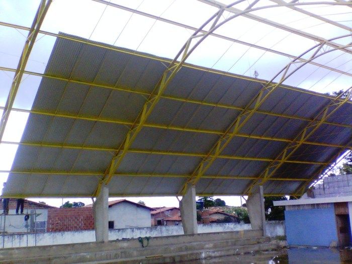 Ginásio do Cecilia Coelho começa a ser coberto - Imagem 7