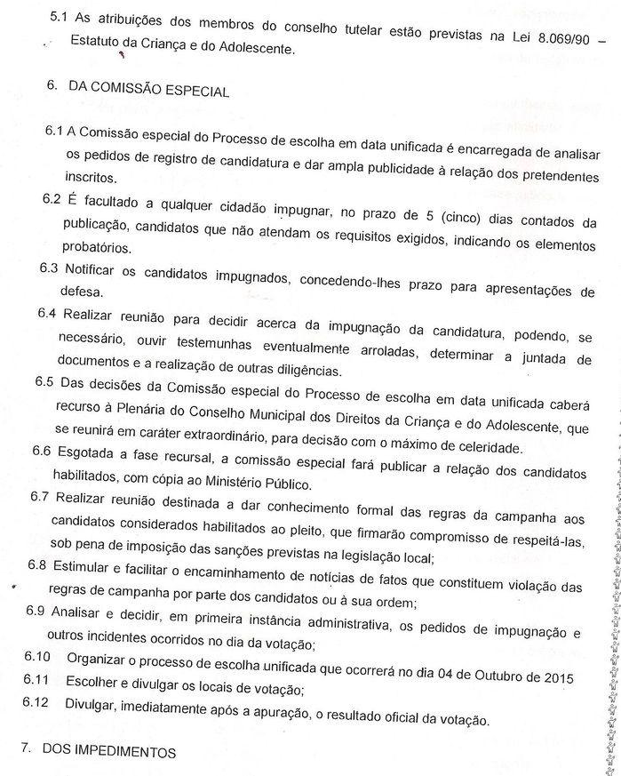 Conselho Municipal dos Direitos da Criança e do Adolescente lança edital para eleição do Conselho Tutelar de Alegrete - Imagem 3