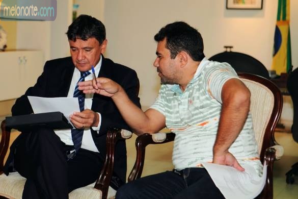 Prefeito Moisés Barbosa participou de audiência com o Governador Wellington Dias no Palácio de Karnak - Imagem 1