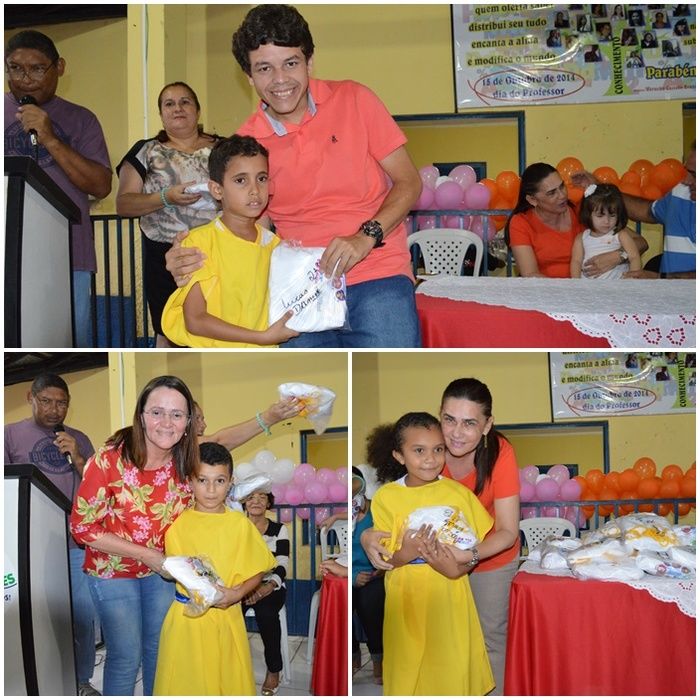 Prefeito Bernildo Val inaugura ampliação de escola e entrega kits de fardamento escolar - Imagem 8