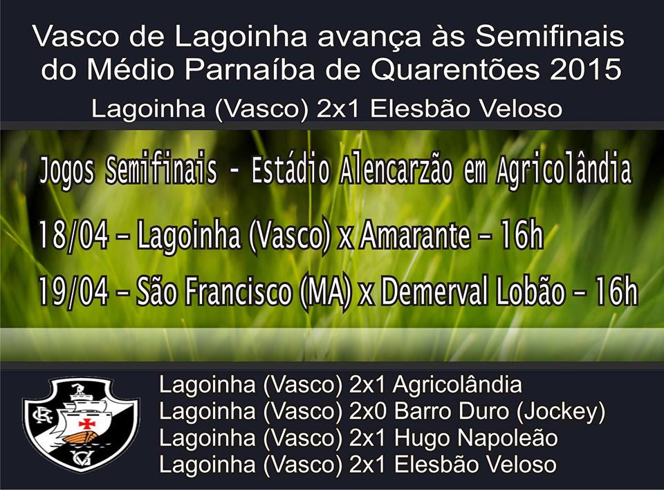 Vasco de Lagoinha vence e avança na competição