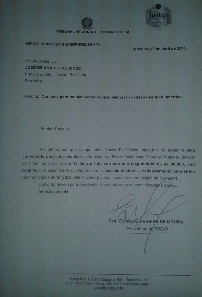 Prefeito Zé Resende participa de reunião no TER sobre revisão biométrica - Imagem 4