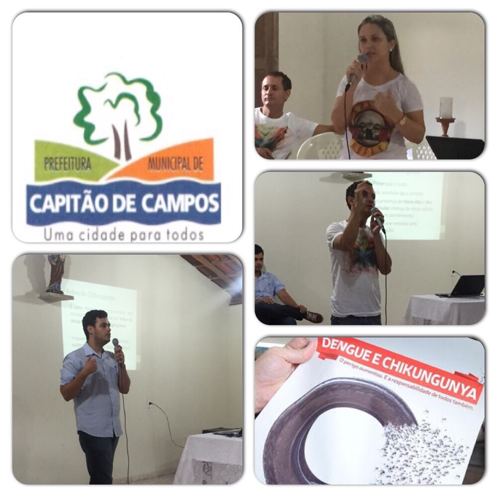 Equipe Saúde da Família realizou palestra preventiva contra Dengue e Chikungunya