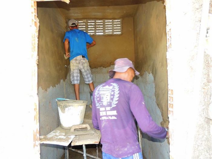 Construção do ginásio poliesportivo do Bairro Vista Alegre está bem adiantada - Imagem 10