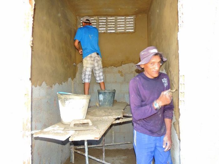 Construção do ginásio poliesportivo do Bairro Vista Alegre está bem adiantada - Imagem 11