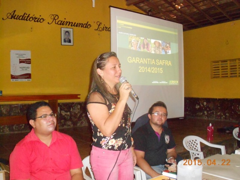 Prefeita Vilma Amorim participou de reunião regional do Programa Garantia Safra