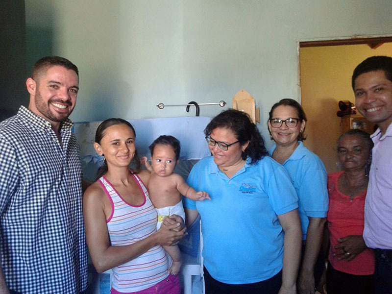 Lukano Sá visita o “Bebê Prefeito” de Oeiras