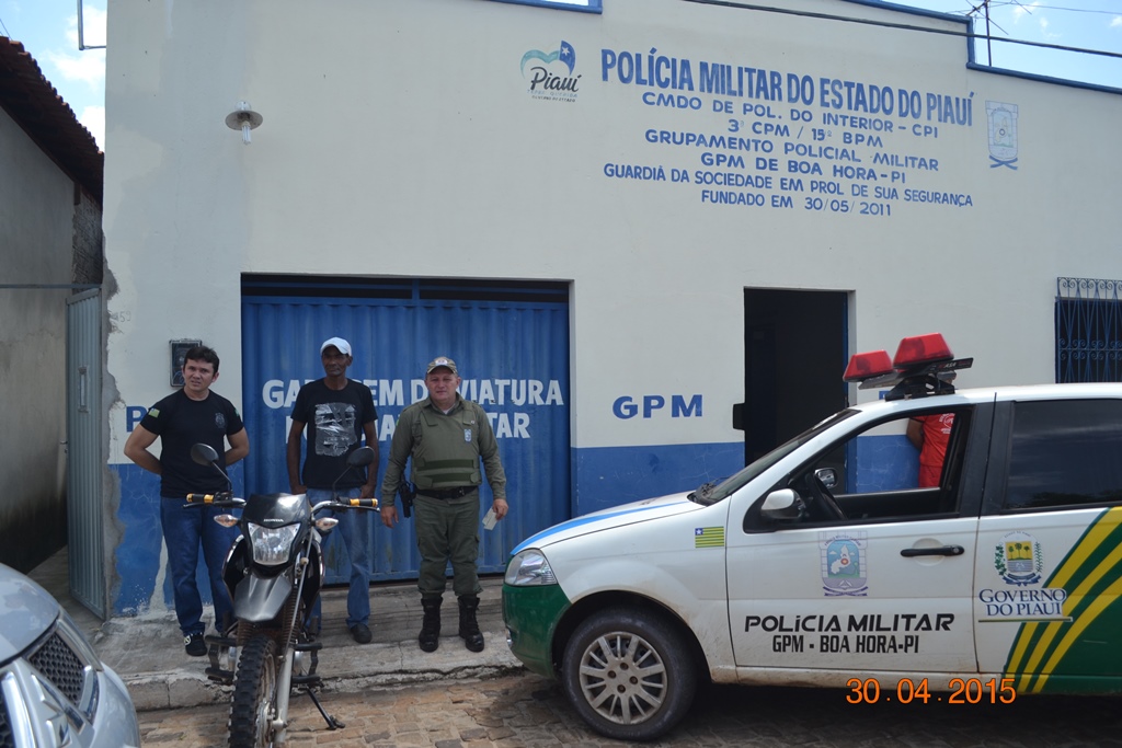 PM recupera motocicleta roubada em Boa Hora