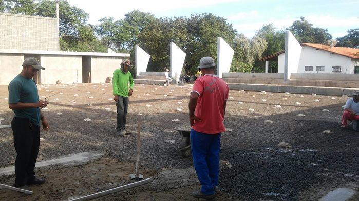 COMEÇA MAIS UMA ETAPA DA OBRA DE CONSTRUÇÃO DO GINÁSIO COBERTO DA ESCOLA ZEZINHO DONDON - Imagem 4