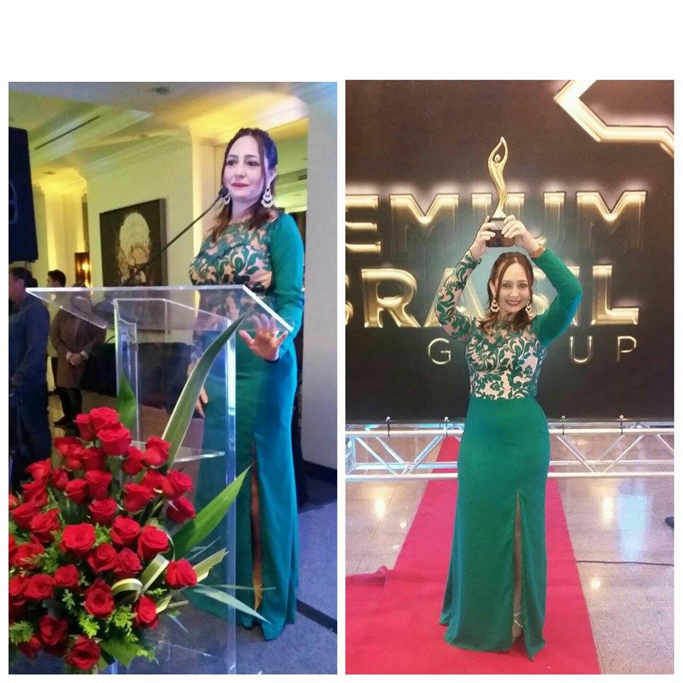 Primeira Dama Lindyane Batista recebeu o “Prêmio Sustentabilidade Social 2015”