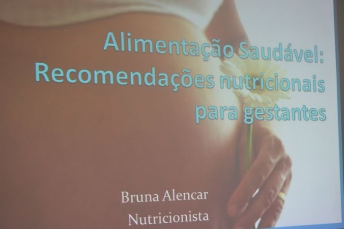 Palestra para gestantes do município esclarece importância da boa alimentação neste período - Imagem 1