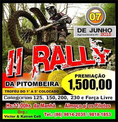 II Rally Cross 07 de Junho nos Festejos de Pitombeira - Imagem 1