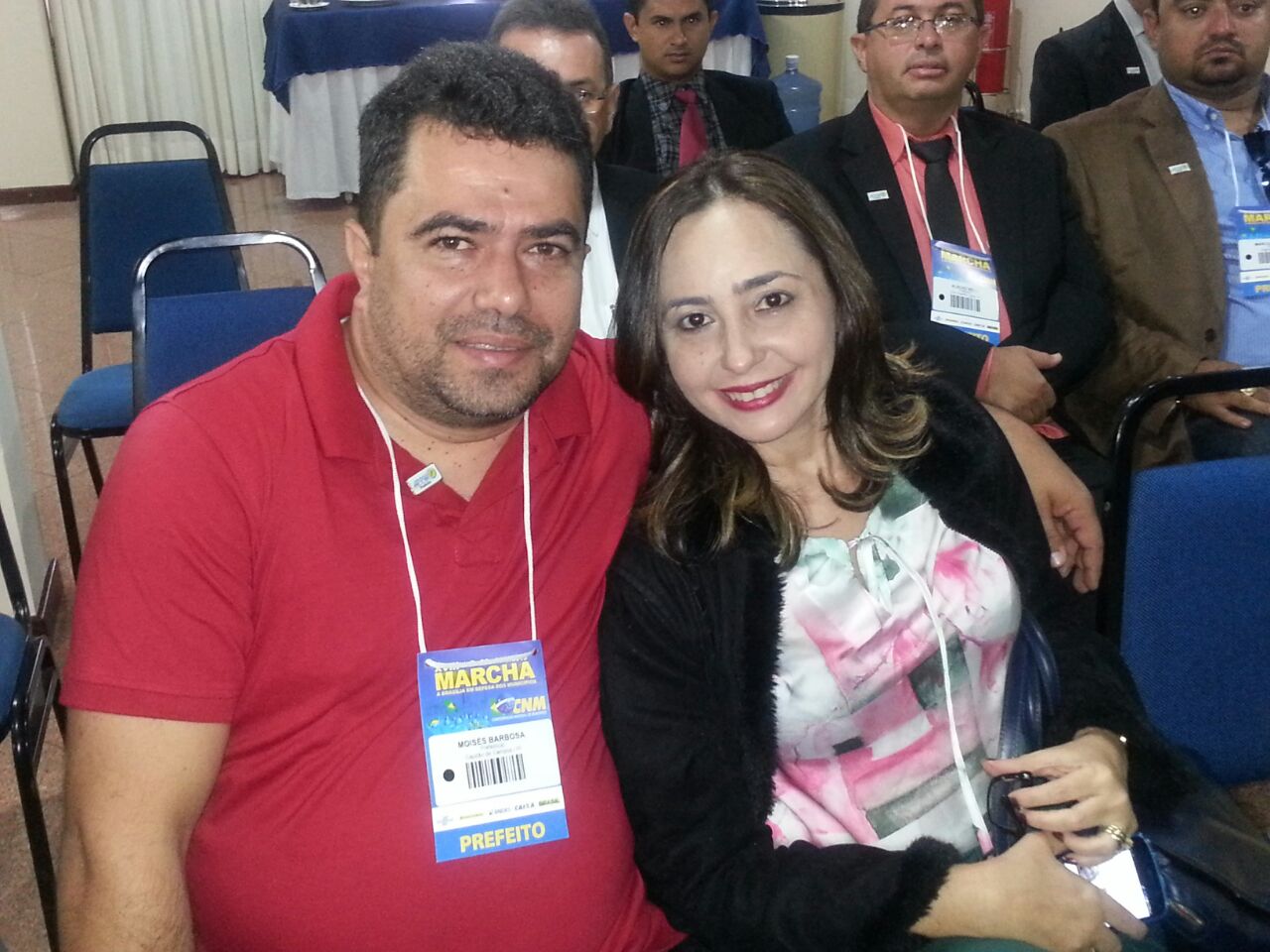 Prefeito Moisés Barbosa participa da XVIII Marcha dos Prefeitos em Brasília 