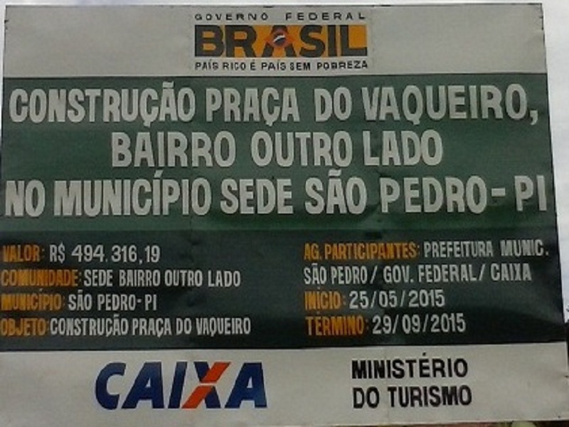 Em Breve : A Praça do Vaqueiro é um compromisso do prefeito Raimundo Ferreira. 