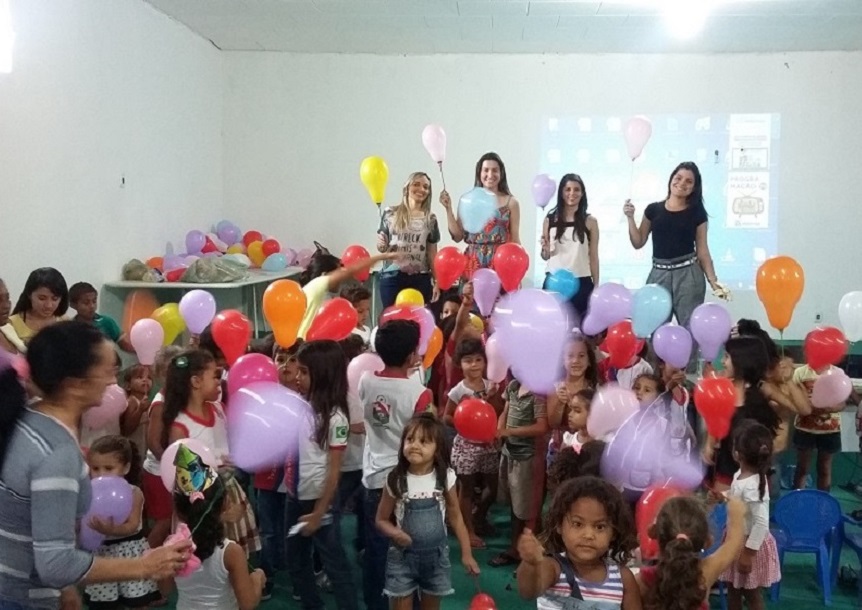 NASF realiza atividades educativas com crianças do ensino infantil em Alegrete
