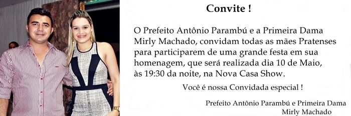 Convite: Festa das Mães - Imagem 1