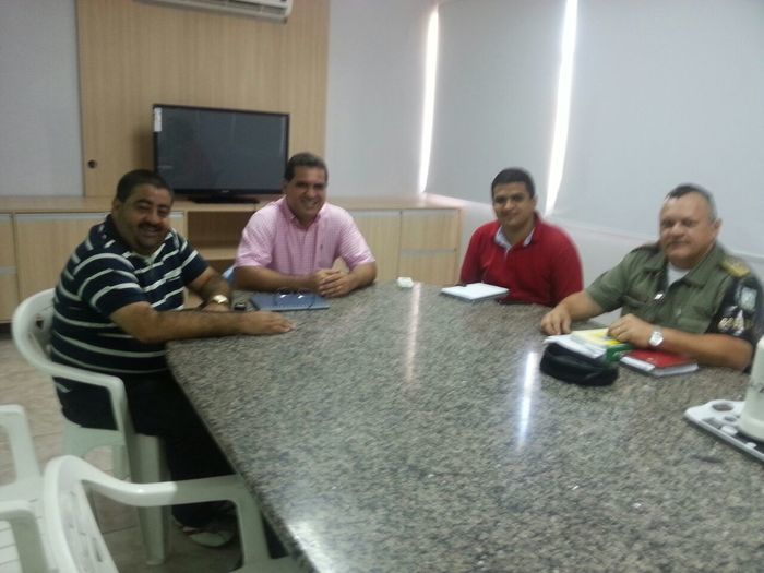 Major se reúne com prefeitos de Demerval Lobão e Lagoinha para tratar de segurança - Imagem 1