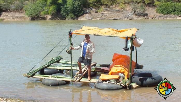 Ambientalistas aventureiros descem o rio Parnaíba em uma Jangada de Bambu - Imagem 68