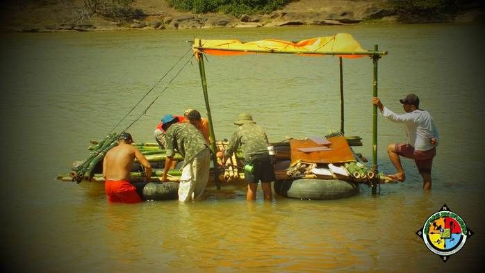 Ambientalistas aventureiros descem o rio Parnaíba em uma Jangada de Bambu - Imagem 66