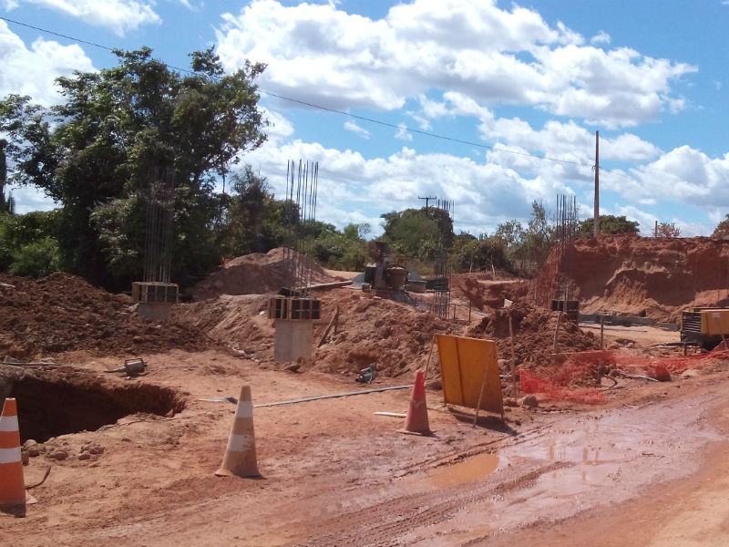 Início da Obra de Execução da Ponte - Arraial PI