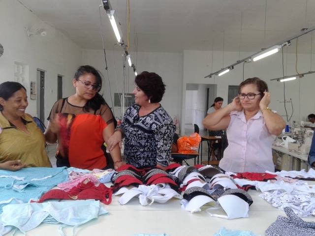 Primeira-dama Edneida Fortes vista Centro de Produção - Imagem 2