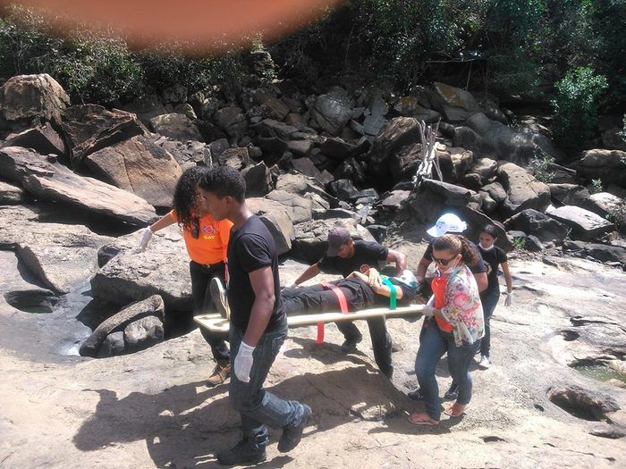 GAV realiza simulado de resgate na Cachoeira da Lapa em Barras - Imagem 9