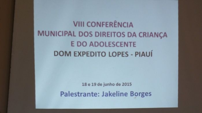 VIII Conferencia dos Direitos da Criança e do Adolescente de Dom Expedito Lopes - Imagem 40