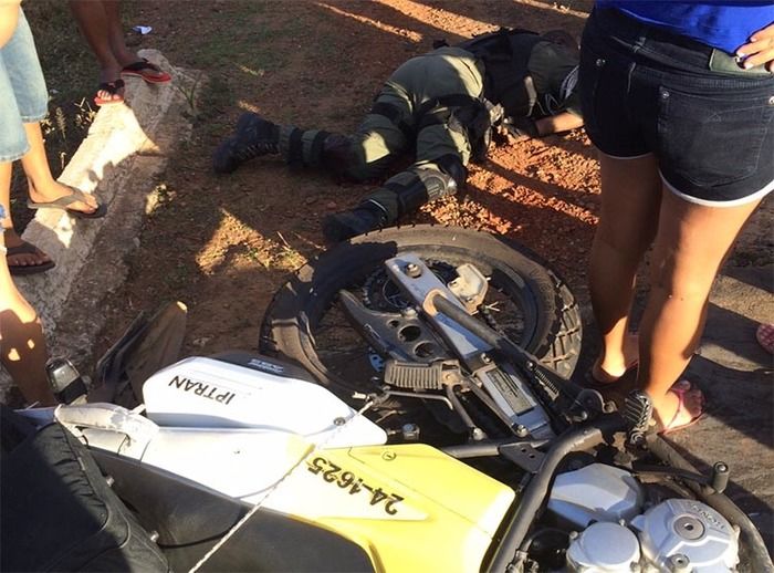  Acidente entre moto e caminhão mata cabo da PM em Campo Maior - Imagem 1
