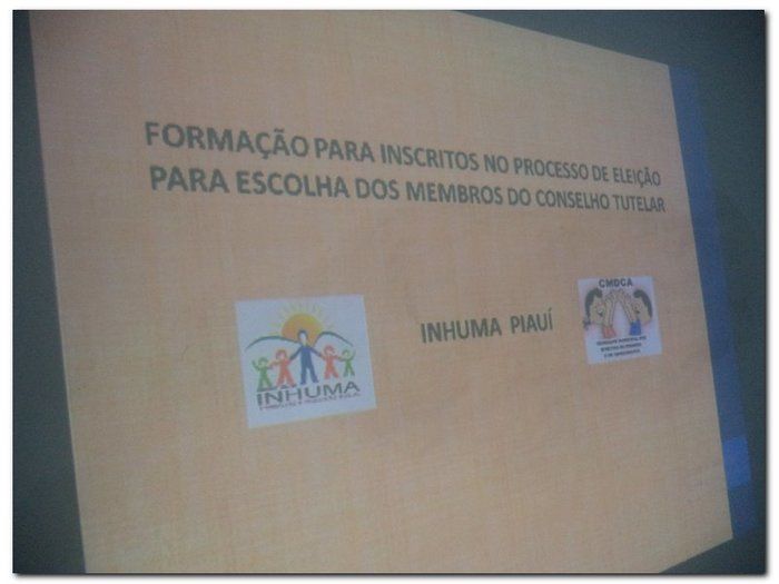 Formação para os inscritos no Processo de Eleição para a escolha dos membros do Conselho Tutelar de Inhuma - Imagem 10