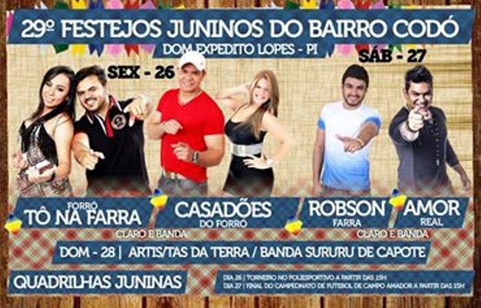 Centenas de pessoas prestigiaram o segundo dia dos festejos do bairro Codó em Dom Expedito Lopes - Imagem 7