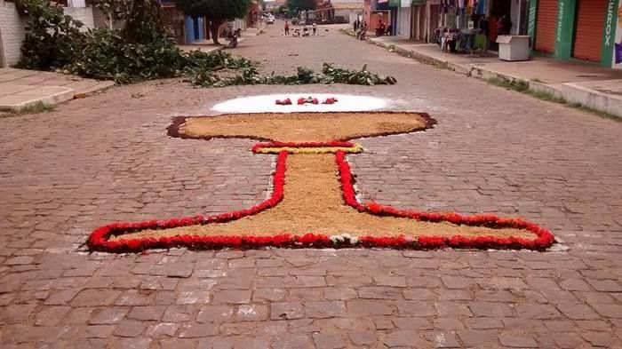 Tudo pronto para procissão de Corpus Christi - Imagem 1