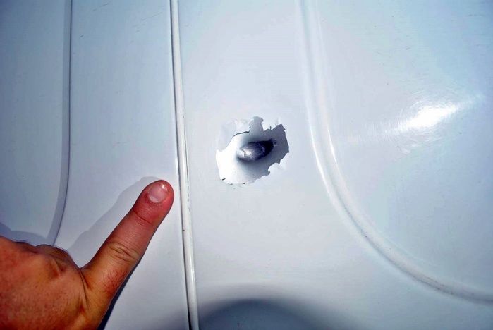 Ambulância do SAMU é alvejada durante assalto em Cocal - Imagem 2