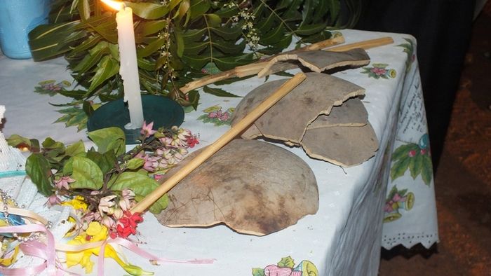 No interior do Piauí, Família e comunidade pagam promessa com Roda de São Gonçalo. - Imagem 7