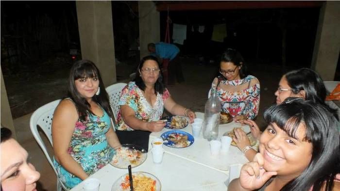 No interior do Piauí, Família e comunidade pagam promessa com Roda de São Gonçalo. - Imagem 62