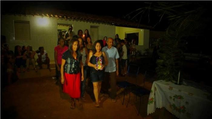 No interior do Piauí, Família e comunidade pagam promessa com Roda de São Gonçalo. - Imagem 68