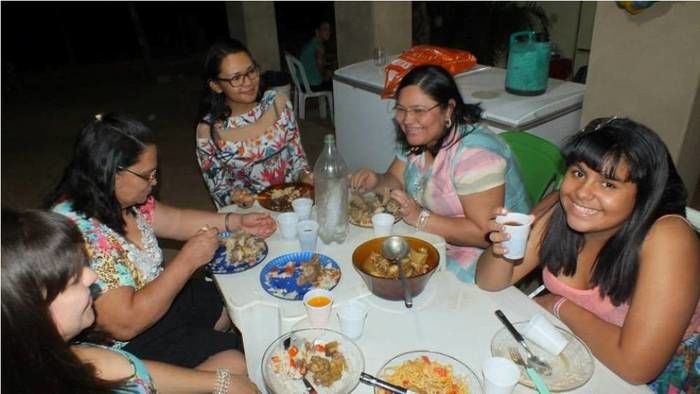 No interior do Piauí, Família e comunidade pagam promessa com Roda de São Gonçalo. - Imagem 63