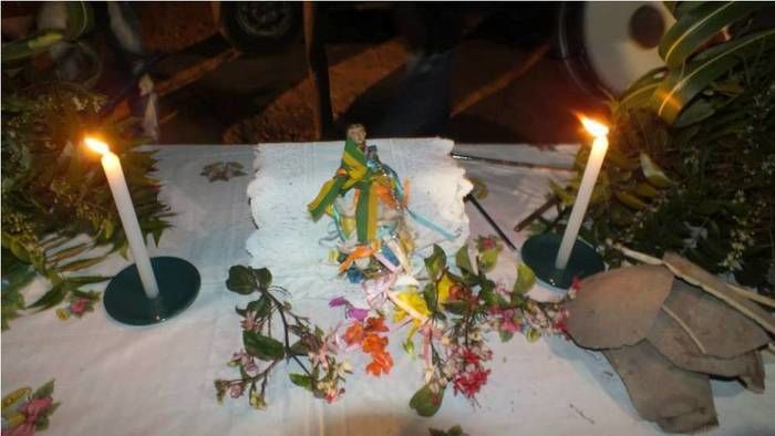 No interior do Piauí, Família e comunidade pagam promessa com Roda de São Gonçalo. - Imagem 71